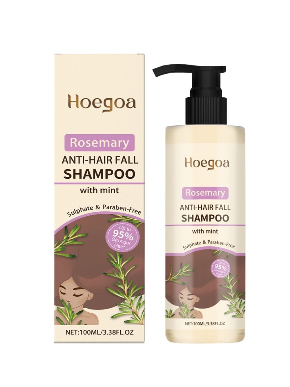 HOEGOA Rosemary & Coconut Oil Shampoo 100ml